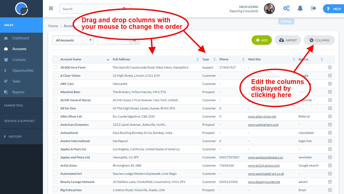Account crm