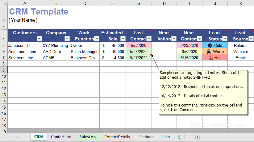 Crm database free